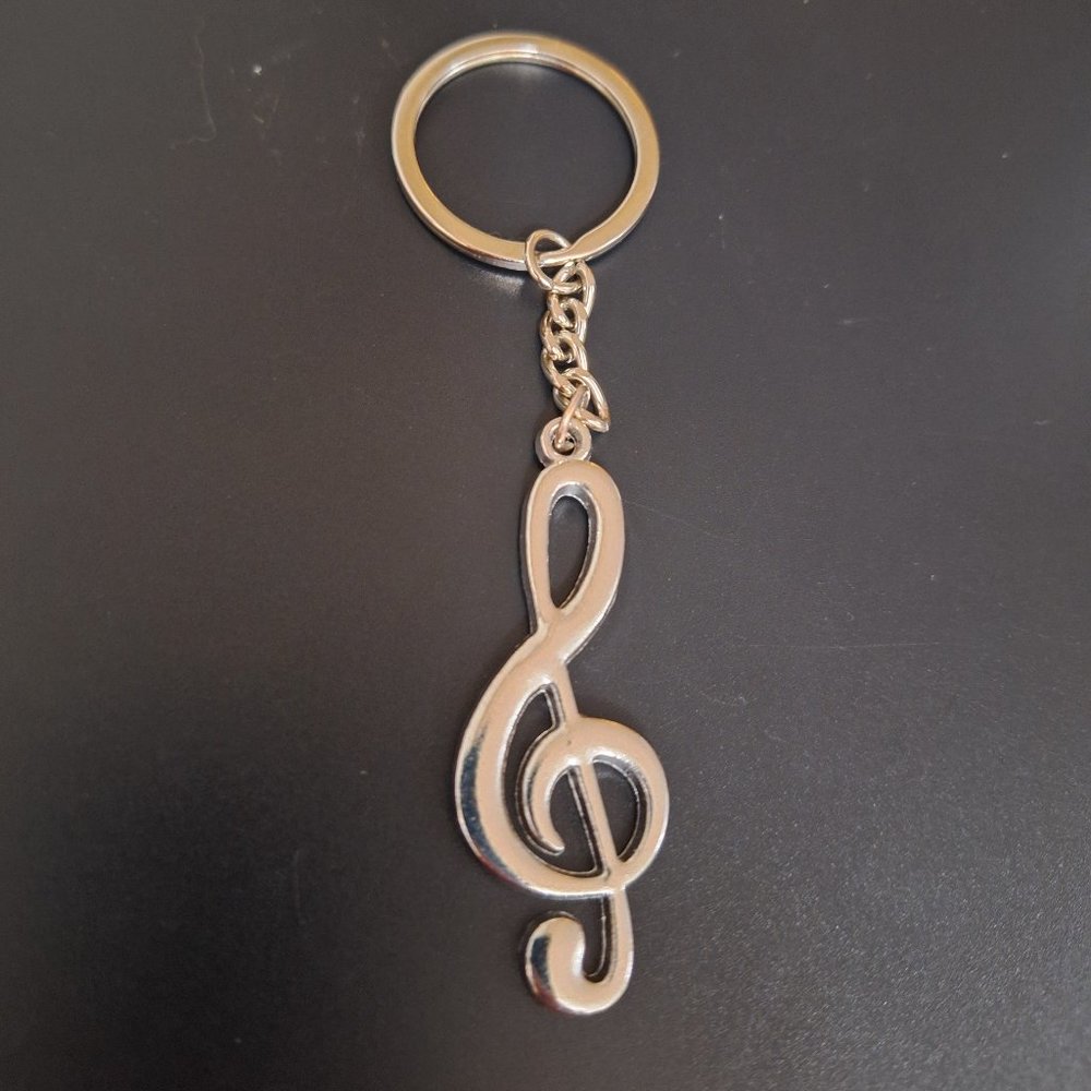 Music Symbol Key Chain